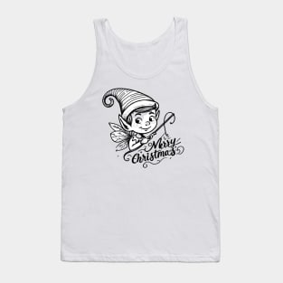 Festive Cartoon Delights: Elevate Your Holidays with Cheerful Animation and Whimsical Characters! Tank Top